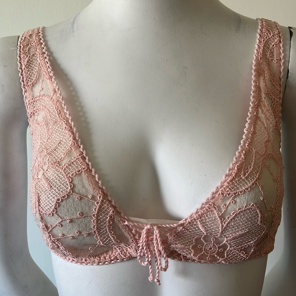 Victoria's Secret Dream Angels Bralette Pudra Pink Size M